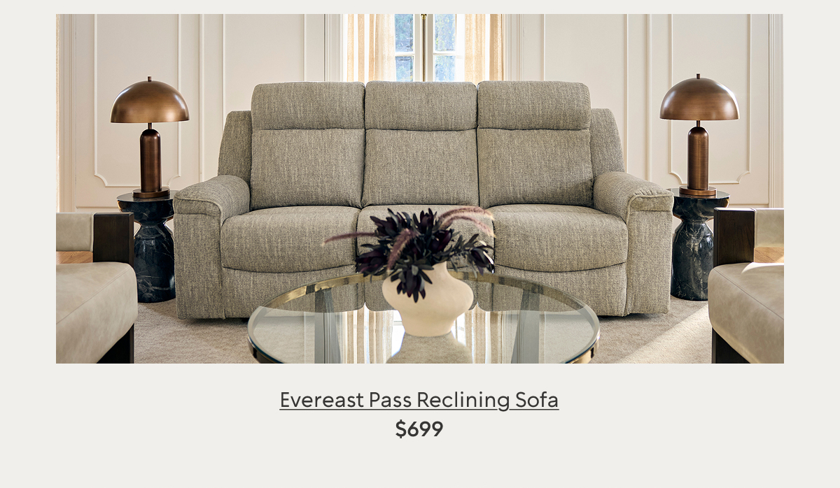 Evereast Pass Manual Reclining Sofa