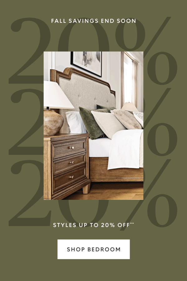 Bedroom up to 20% off