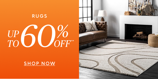 Up to 60% Off Rugs