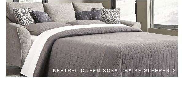 Kestrel queen deals sofa chaise sleeper