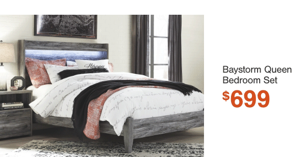 Baystorm Queen Bedroom Set $699 