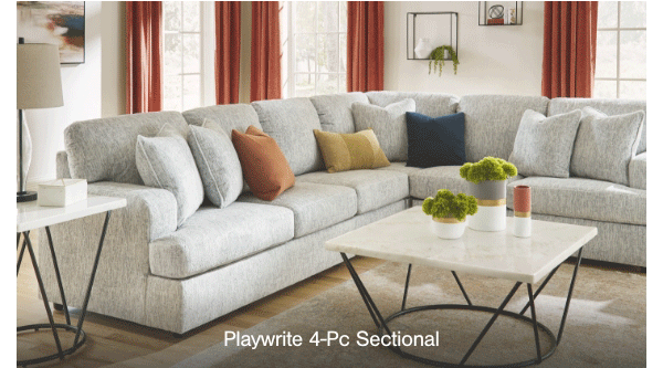 Playwrite 4-pc sectional