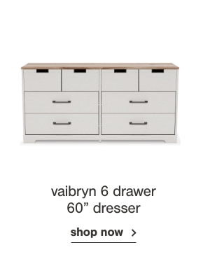 vaibryn 6 drawer 60'' dresser shop now >