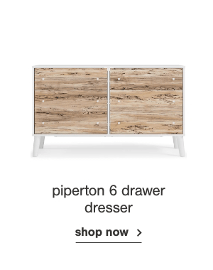 piperton 6 drawer dresser shop now >
