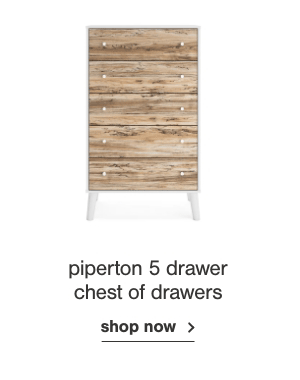 piperton 5 drawer chest of drawers shop now >