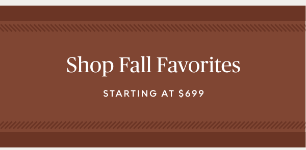 Shop Fall Favorites